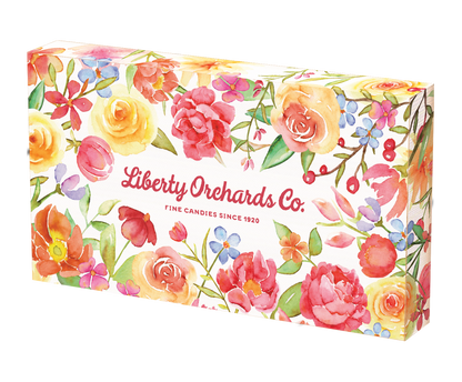 14oz Aplets & Cotlets (Floral Gift Box) - Liberty Orchards