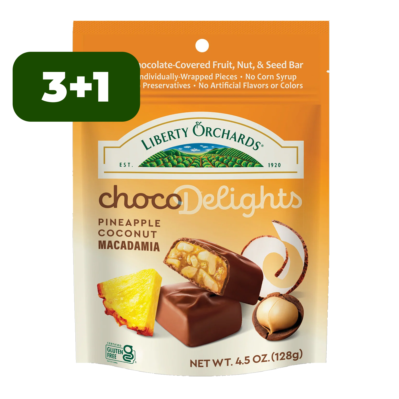 4.5oz ChocoDelights Pineapple-Coconut