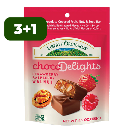 4.5oz ChocoDelights Strawberry-Raspberry – Liberty Orchards