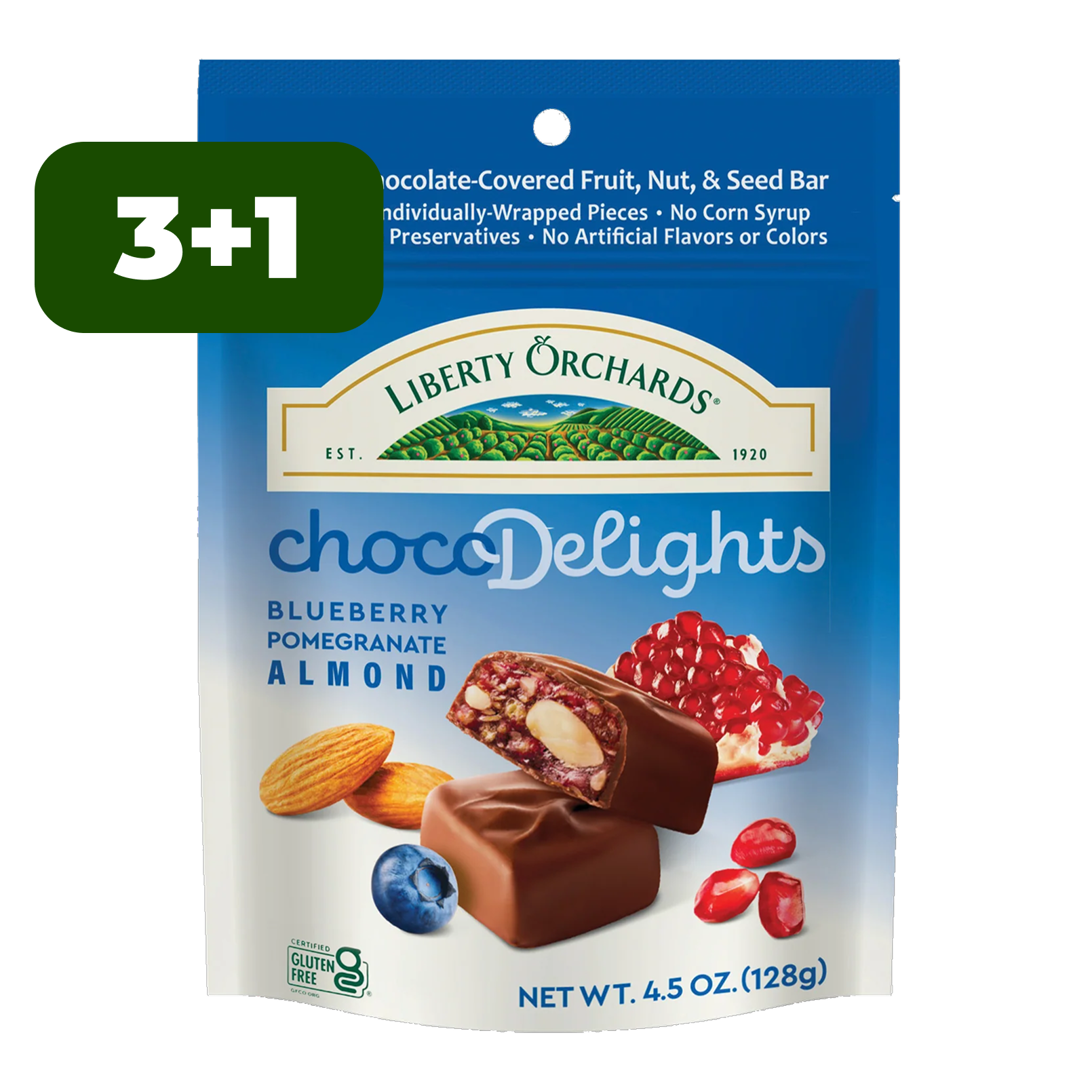 4.5oz ChocoDelights Blueberry-Pomegranate
