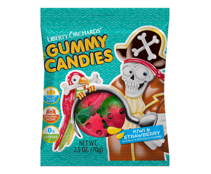 2.5oz Gummy Skulls&Bones - Liberty Orchards