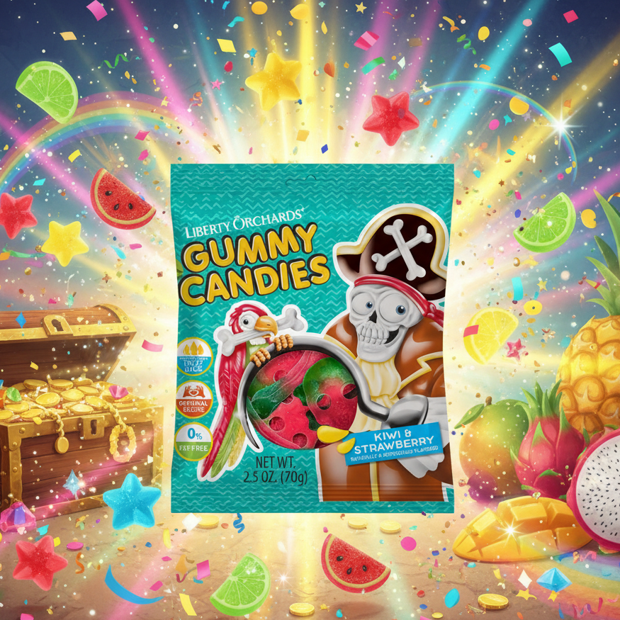 2.5oz Gummy Skulls&Bones