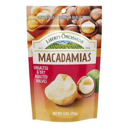 Unsalted & Dry Roasted Halves - Liberty Orchards