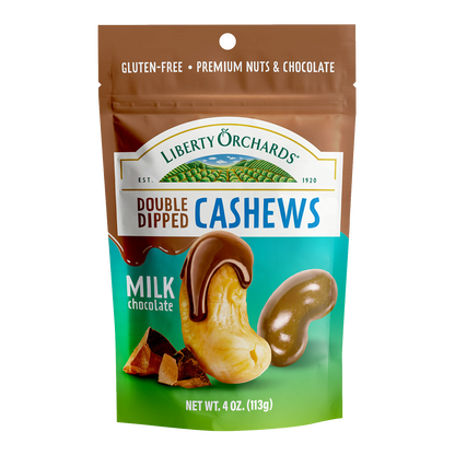 Milk Chocolate Cashews - Liberty Orchards