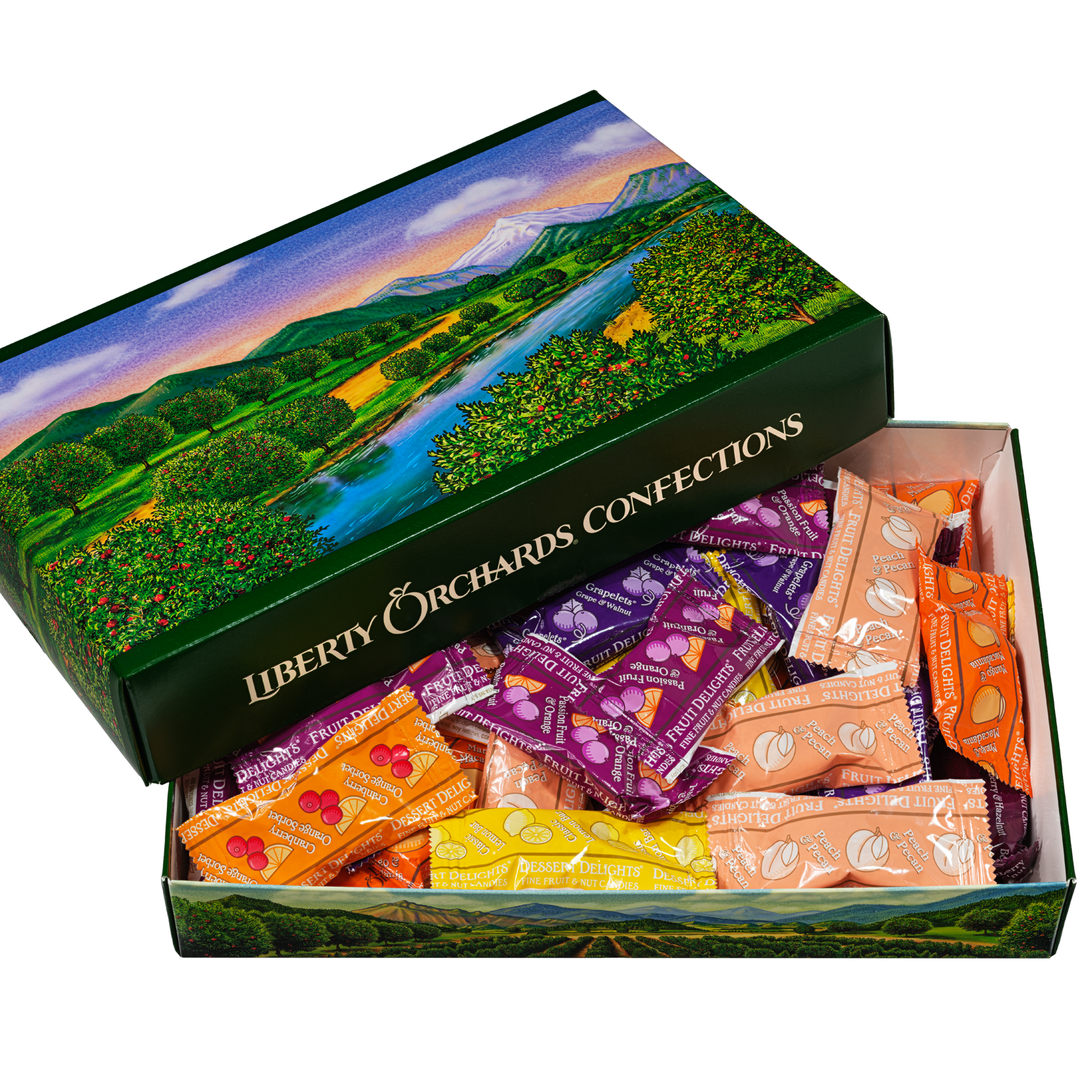 Orchard Sunset Gift Box (green) - Liberty Orchards