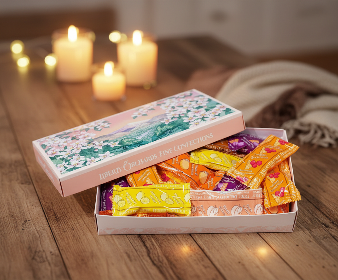 Valley Blossoms Gift Box (pink) - Liberty Orchards