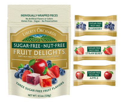 Sugar Free Nut Free Fruit Delights - Liberty Orchards