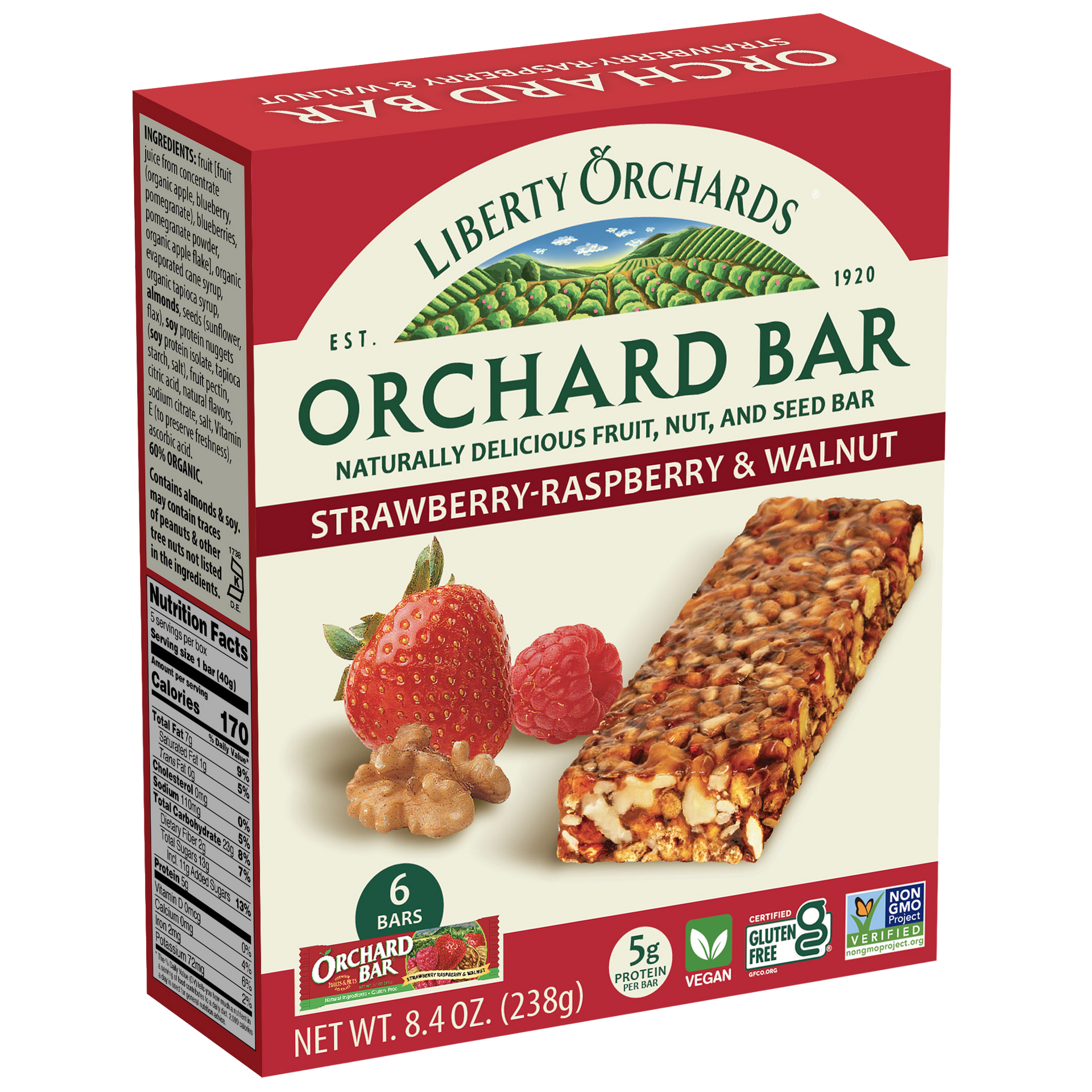 Strawberry Raspberry & Walnut – Liberty Orchards