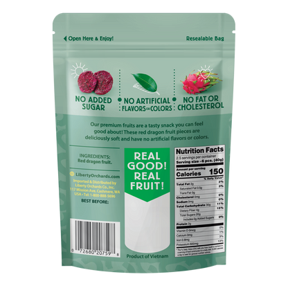 Dried Red Dragon Fruit - Liberty Orchards