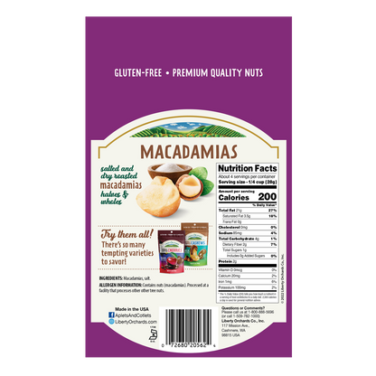 Salted & Dry Roasted Halves - Liberty Orchards