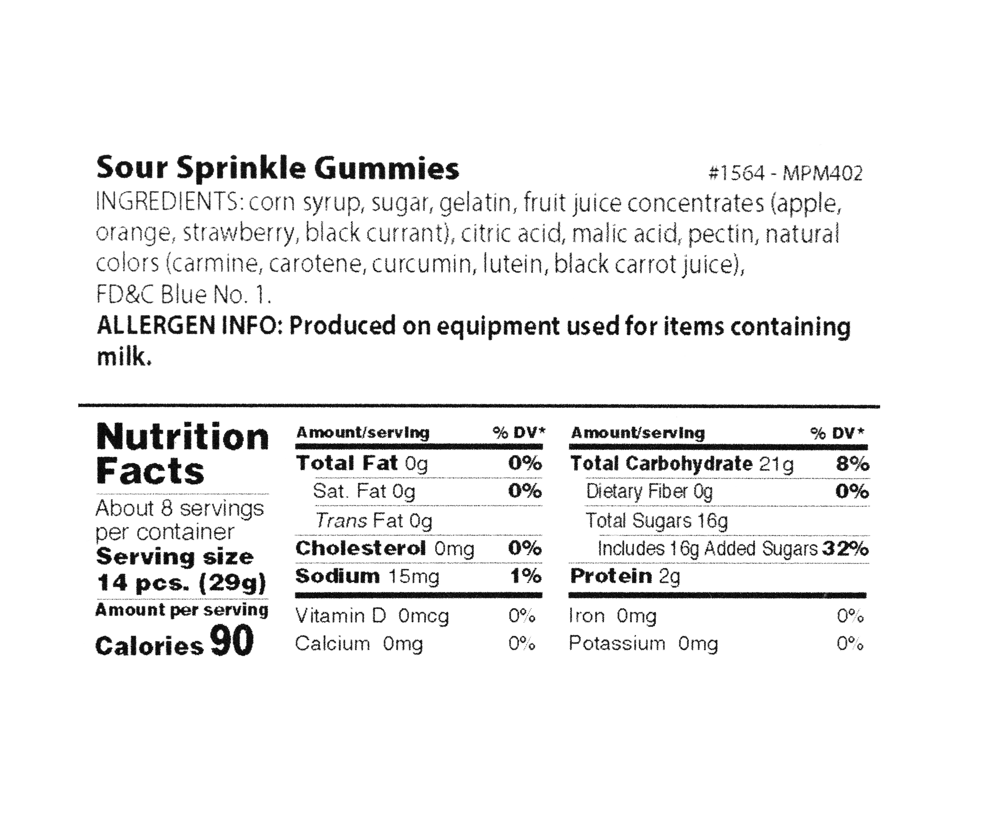 Sour Sprinkle Gummies - Liberty Orchards
