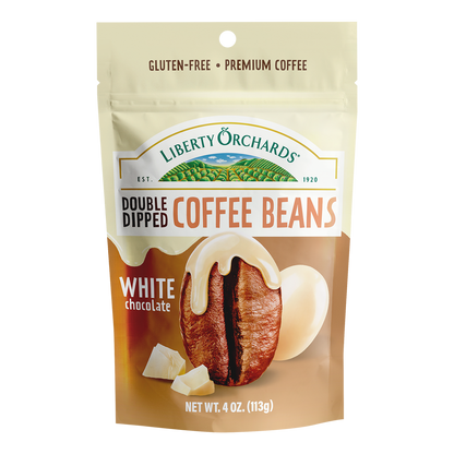 White Chocolate Coffee Beans - Liberty Orchards