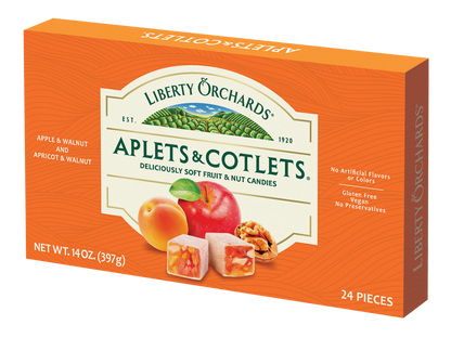 28oz Aplets & Cotlets gift box - Liberty Orchards