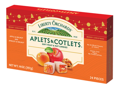 merry Christmas Aplets & Cotlets gift box