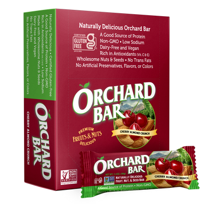 Cherry Almond Crunch Orchard Bars