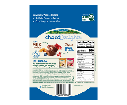 4.5oz ChocoDelights Blueberry-Pomegranate - Liberty Orchards