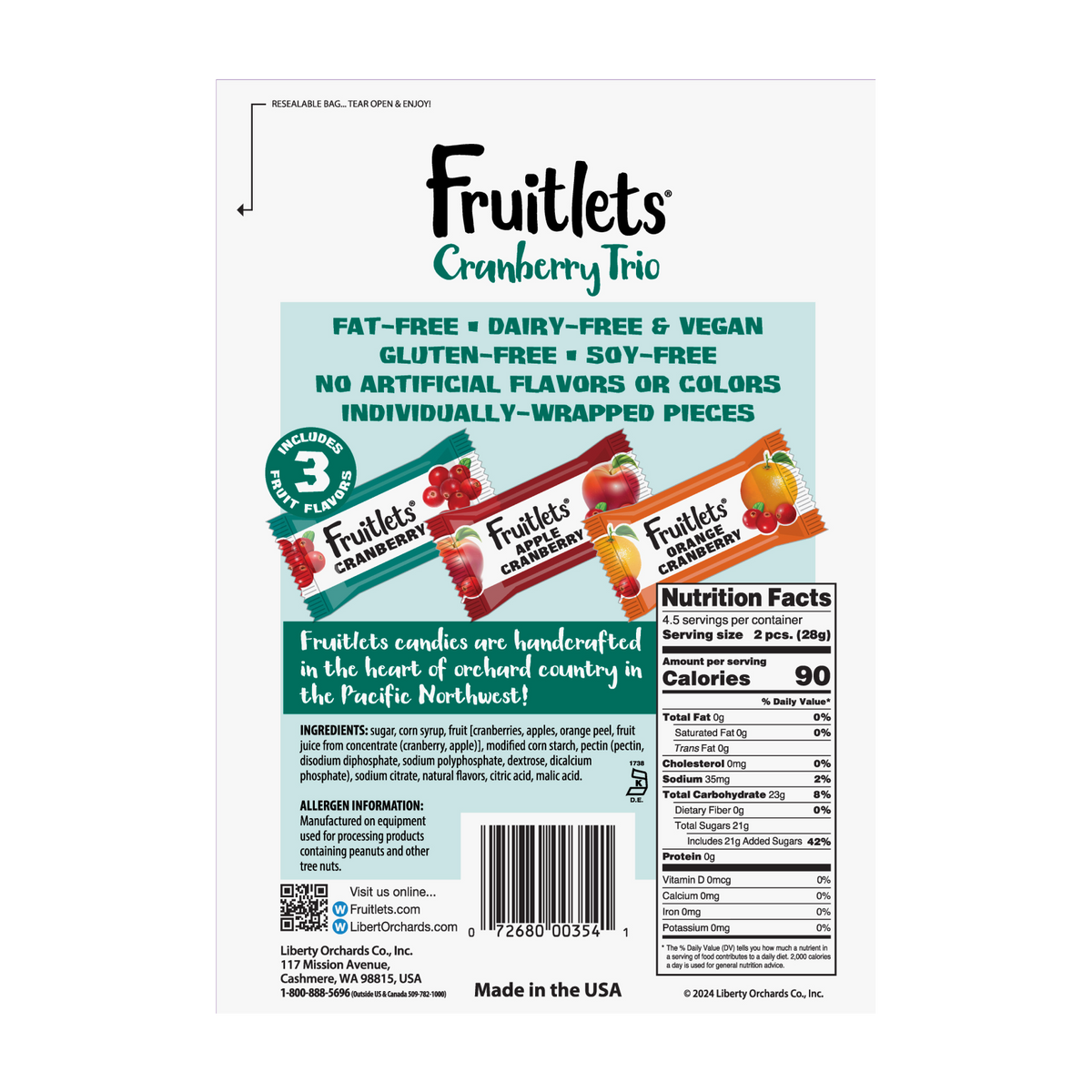 Cranberry Trio Fruitlets
