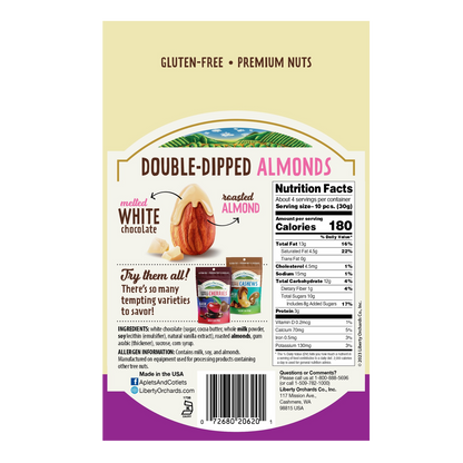 White Chocolate Almonds - Liberty Orchards