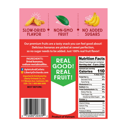 Dried Banana - Liberty Orchards