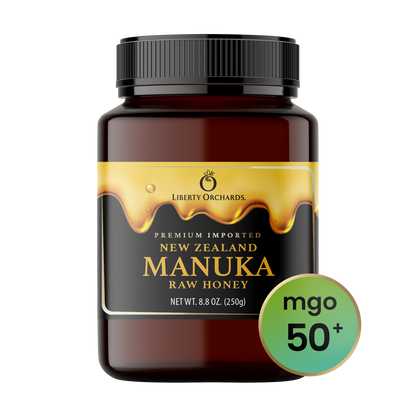 8.8oz MGO 50+ Manuka raw Honey - Liberty Orchards