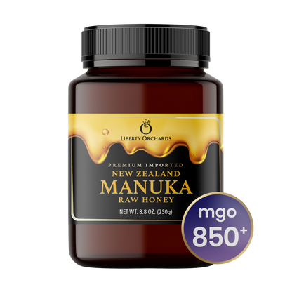 8.8oz MGO 850+ Manuka raw Honey - Liberty Orchards