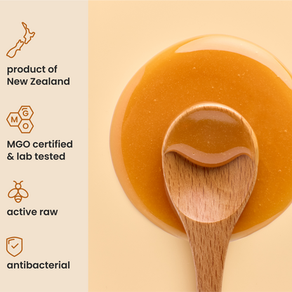 8.8oz MGO 50+ Manuka raw Honey - Liberty Orchards
