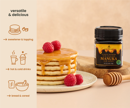 8.8oz MGO 50+ Manuka raw Honey - Liberty Orchards
