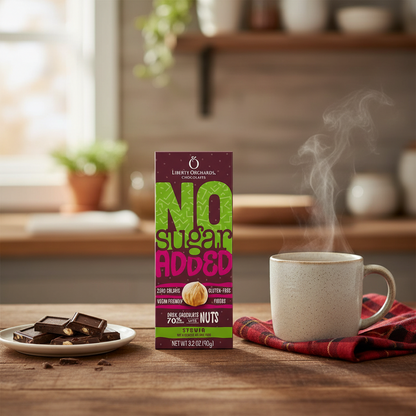 No Sugar Dark chocolate bar with nuts