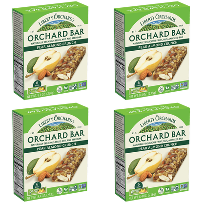 4 Orchard Bars Boxes - Pear Almond Crunch