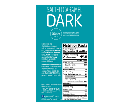 Salted Caramel & Dark - Liberty Orchards