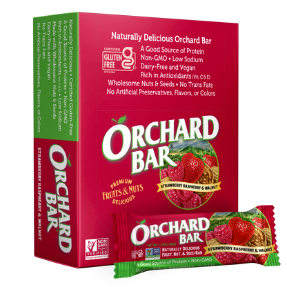 Strawberry Raspberry & Walnut Orchard Bar - Liberty Orchards