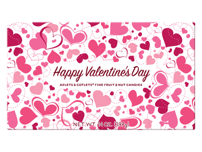 14oz Aplets&Cotlets Valentine's Day Gift Box - Liberty Orchards