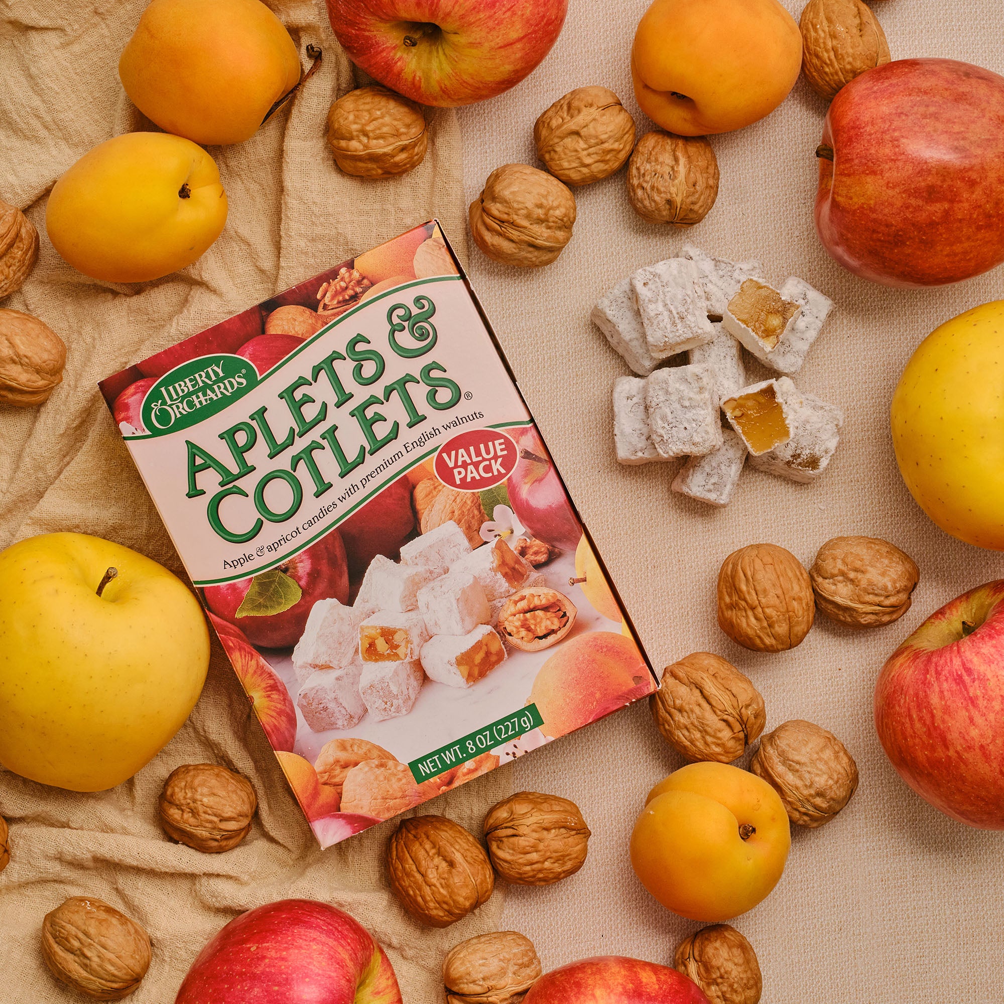 8oz Aplets & Cotlets Value Pack – Liberty Orchards